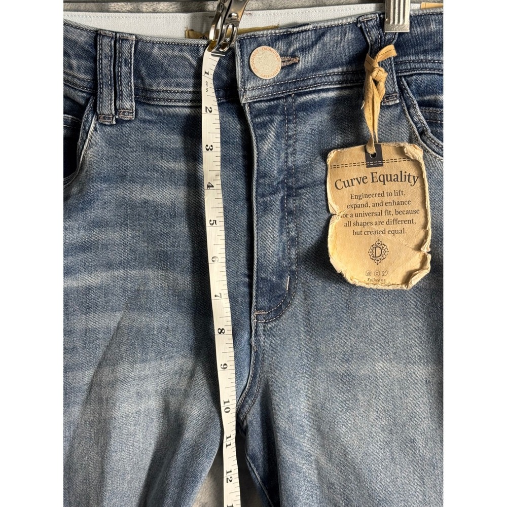 NWT Democracy‎ Women's Size 16 High Rise Slim Straight Ab Technology Jeans new - Picture 3 of 14